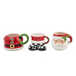 GRANNY KITSCH MUG SANTA SET OF 3