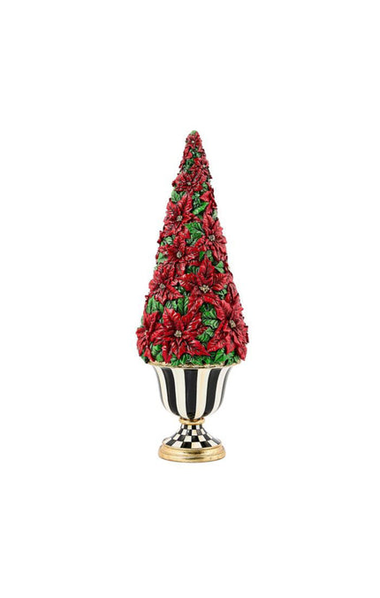 ILLUMINATED POINSETTIA TREE