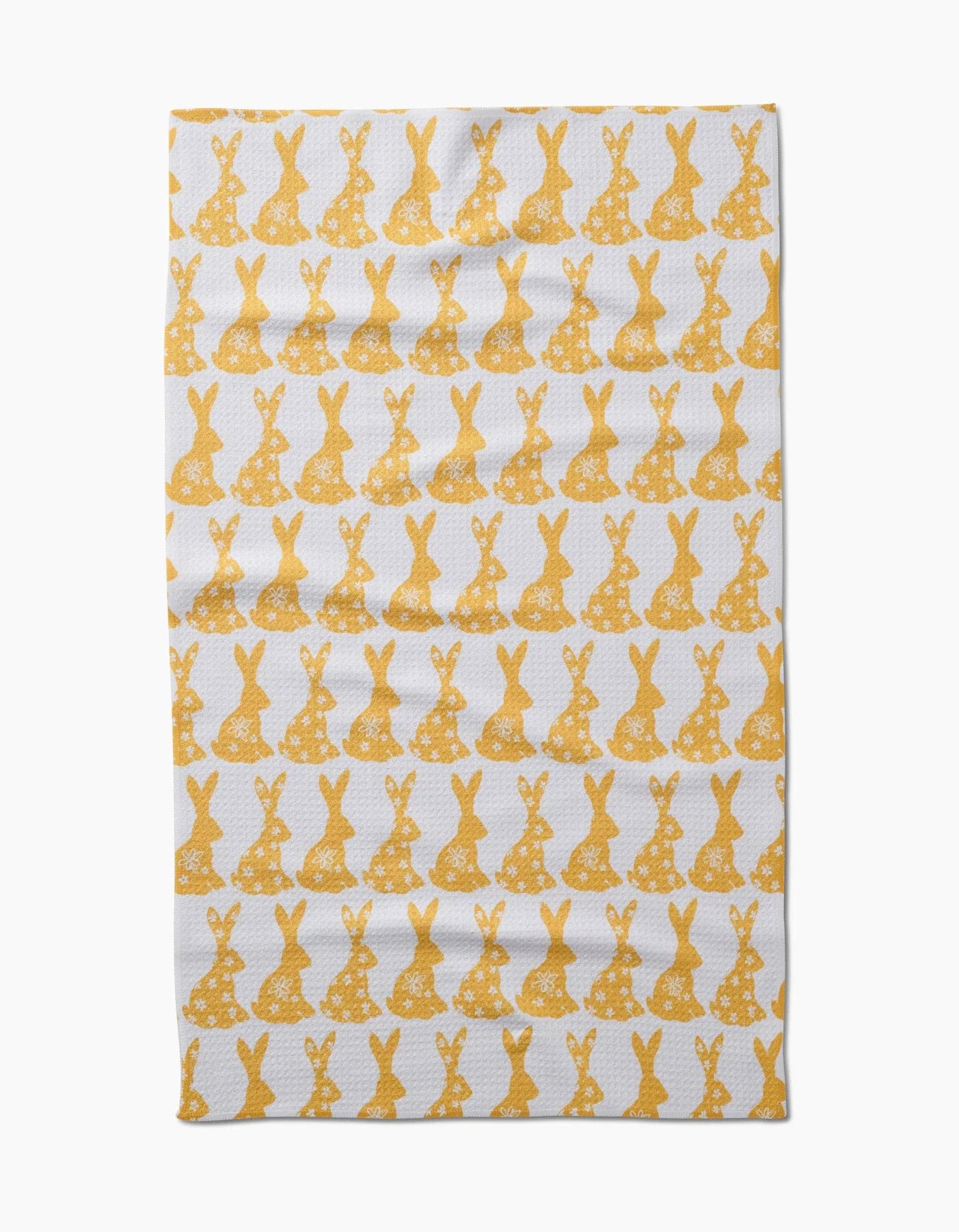 Floral Spring Bunny Tea Towel