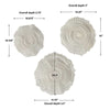 Ocean Gems Outdoor Wall Decor, Natural, S/3