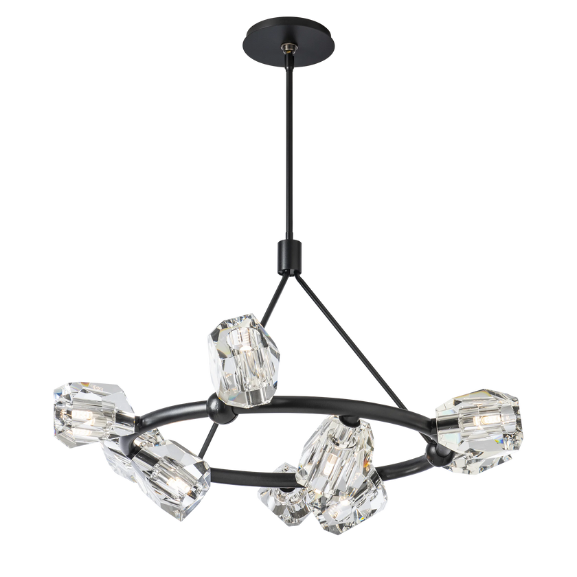 GATSBY 9-LITE RING PENDANT BLK