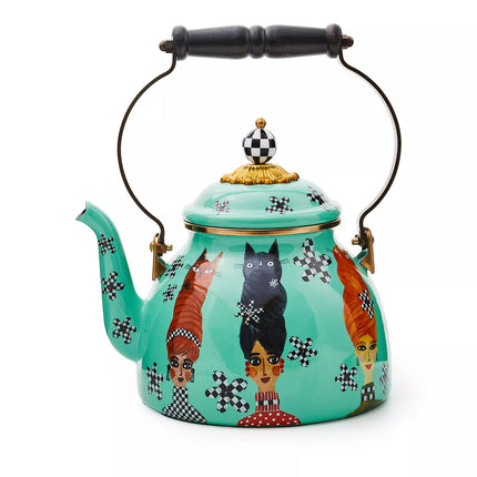 CAT LADY TEA KETTLE