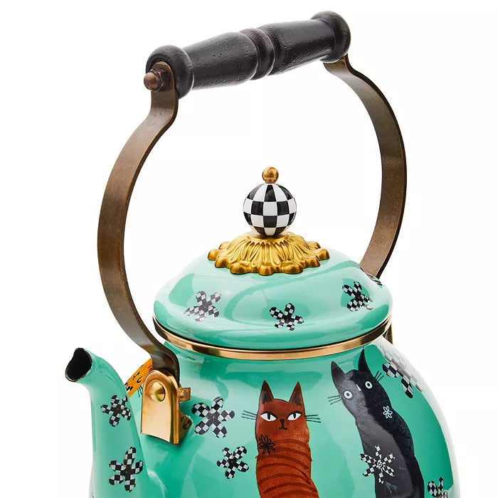 CAT LADY TEA KETTLE