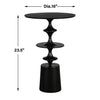 Flight Accent Table, Black