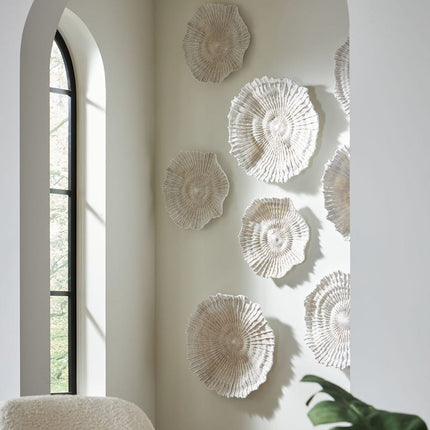 Ocean Gems Outdoor Wall Decor, Natural, S/3