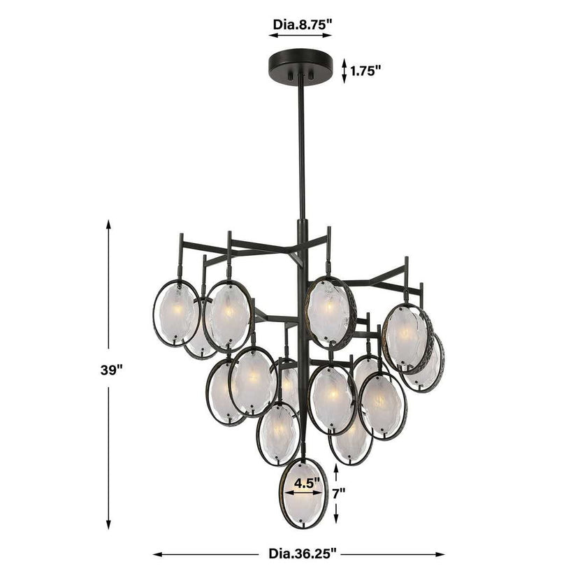 Maxin, 15 Lt Large Chandelier