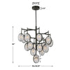 Maxin, 15 Lt Large Chandelier