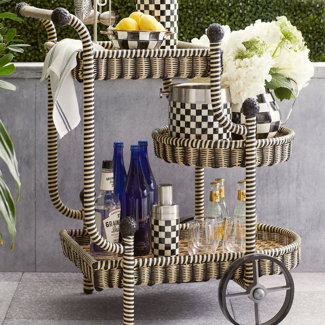 COURTYARD BAR CART
