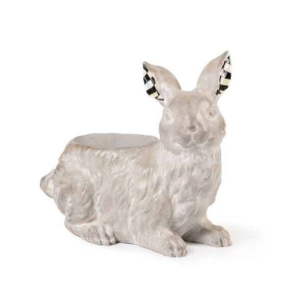 NATURALS RESTING RABBIT PLANTER