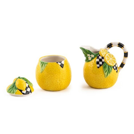 LEMON CREAMER & SUGAR SET