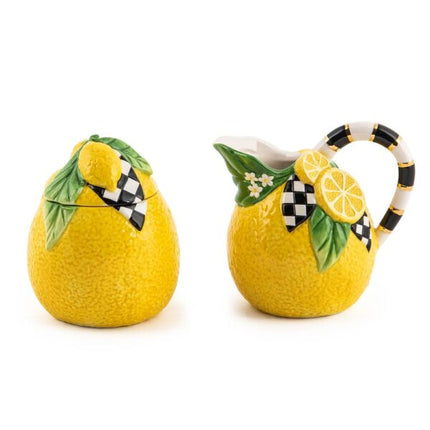 LEMON CREAMER & SUGAR SET