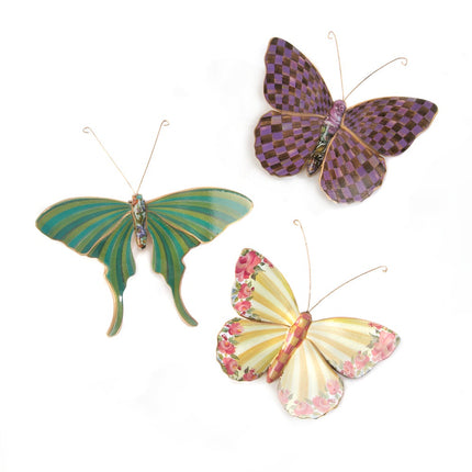 BUTTERFLY TRIO WALL DECOR FIELD