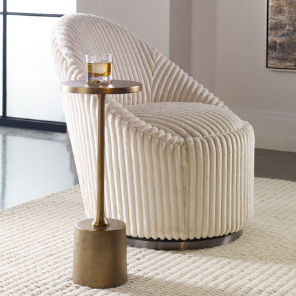 Sanaga Outdoor Drink Table, Gold