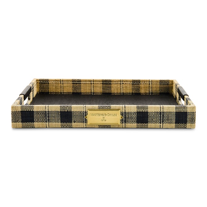 MAD FOR PLAID SERVING TRAY