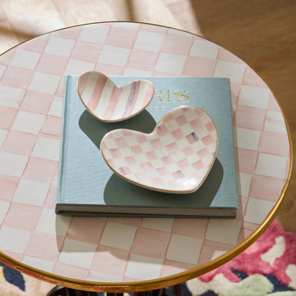 ROSY HEART TRINKET DISH SM