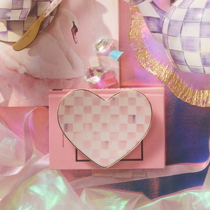 ROSY HEART TRINKET DISH LG