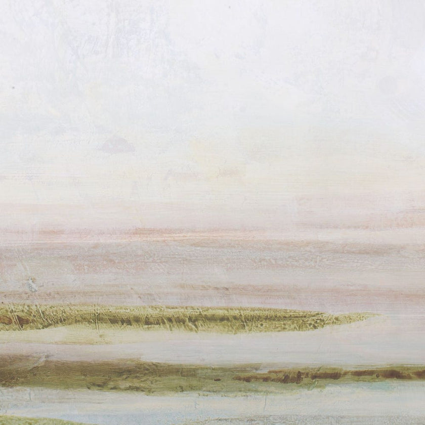 Hazy Lake Framed Canvas