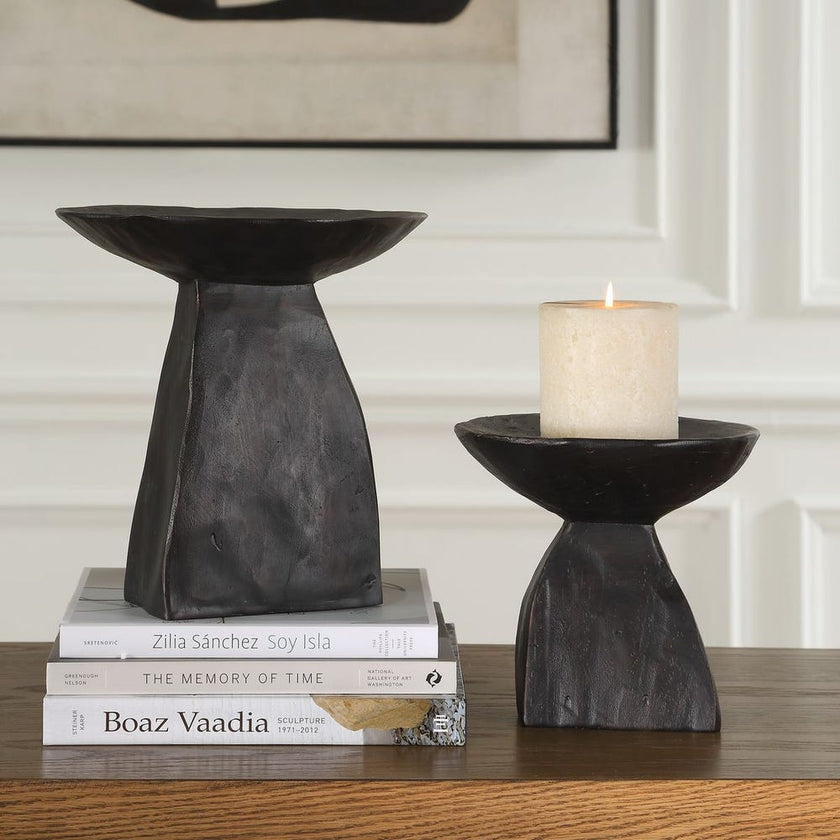 Shadow Pedestal Bowls, S/2