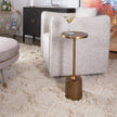 Sanaga Outdoor Drink Table, Gold