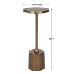 Sanaga Outdoor Drink Table, Gold