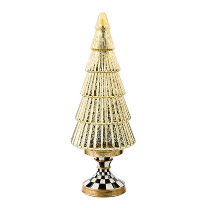 COURTLY NOEL TALL ILL GLASS TREE