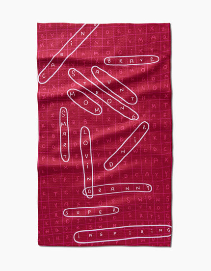 MOM SEARCH TEA TOWEL