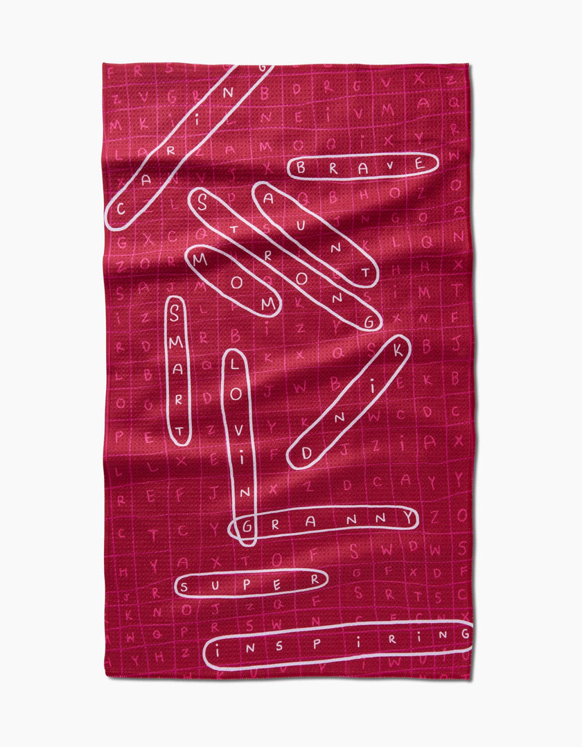 MOM SEARCH TEA TOWEL
