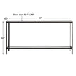Hayley Console Table, Black