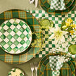 TARTAN GREEN SERVING PLATTER