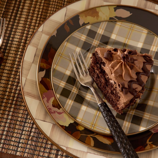 WROS BROWN DINNER PLATE