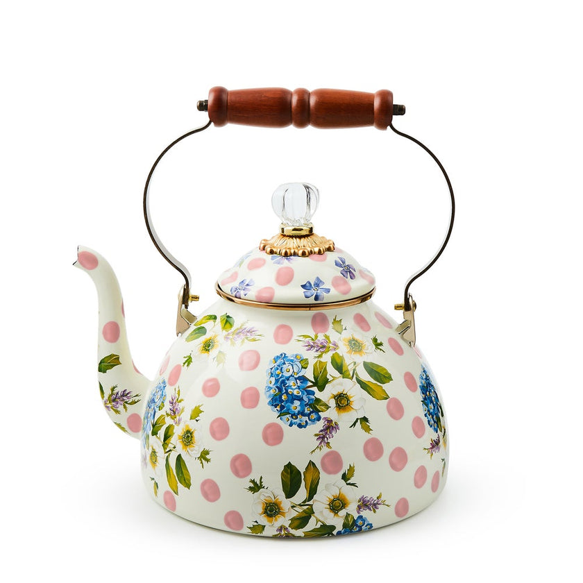 WILDF PINK 3 QT TEA KETT
