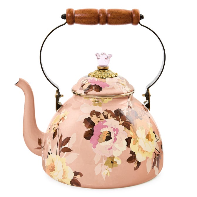 WROS  MAUVE 3 QT TEA KETTLE