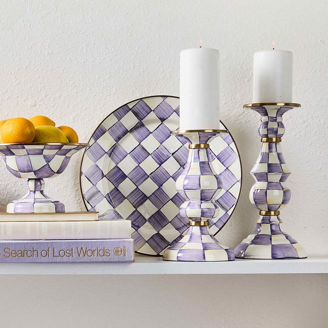 VC LG PILLAR CANDLEHOLDER