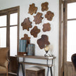 Kalani Outdoor Wood Wall Decor, Natural, S/3