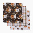 AUTUMNAL SERENADE DISH CLOTH S/3