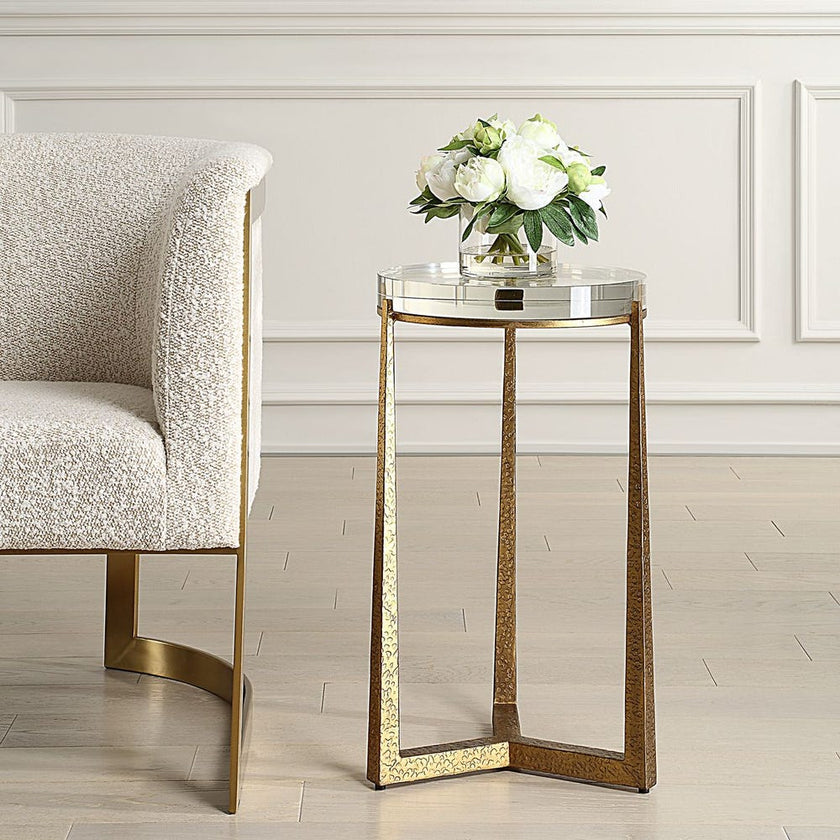 Midas Accent Table, Round