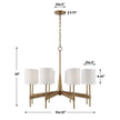 Lautoka, 8 Lt Chandelier