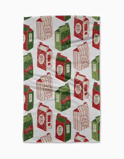 CHRISTMAS EGGNOG TEA TOWEL