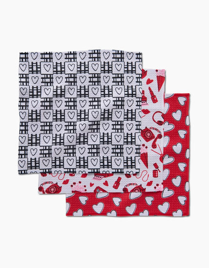 CLASSIC LOVING DISH CLOTH S/3