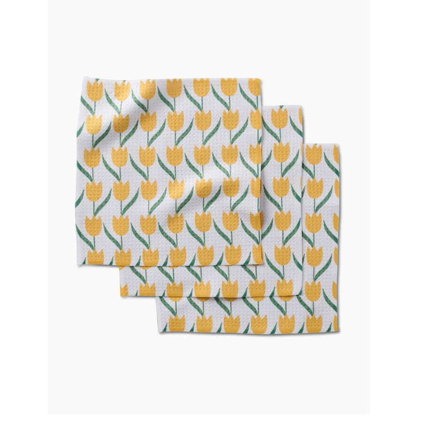 Spring Tulip Flower Dish Cloth