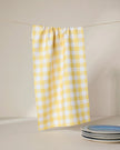 Lemon Gingham Tea Towel