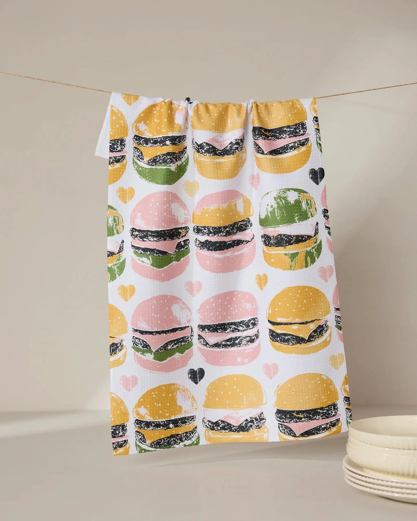 ON THE GRILL TEA TOWEL
