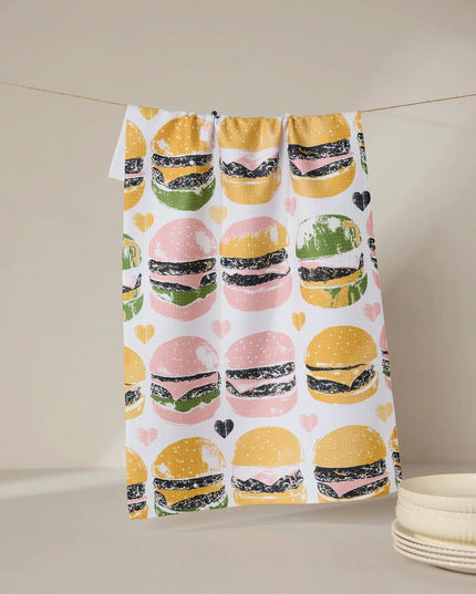 ON THE GRILL TEA TOWEL