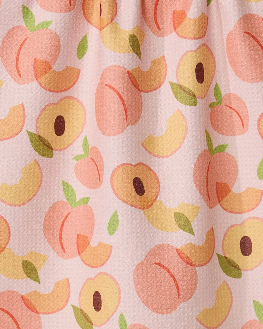 Peaches Tea Towel