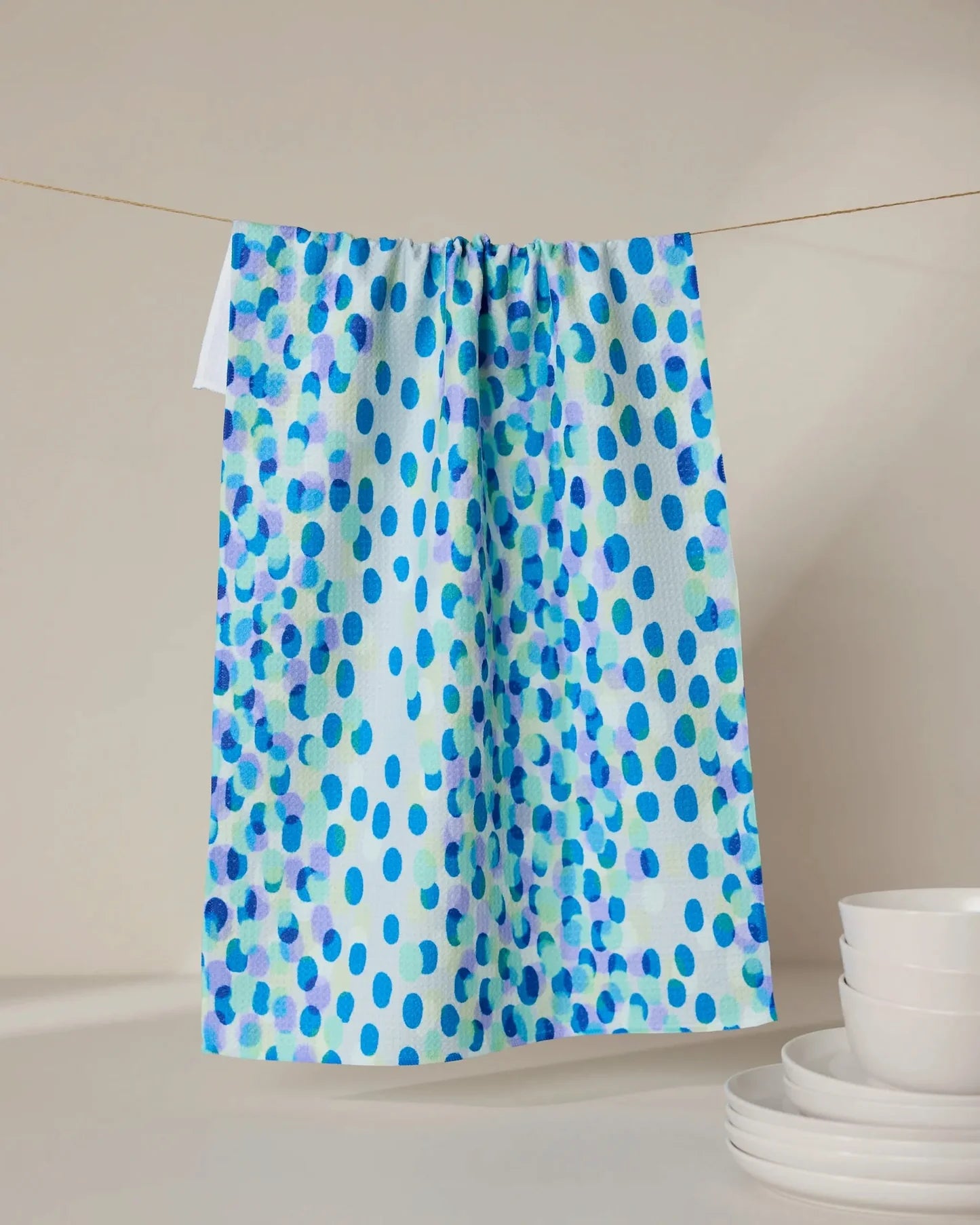 SPOTTY SUMMER TEA TOWEL