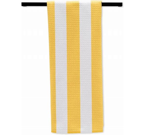 Summer Bold Yellow Tea Towel