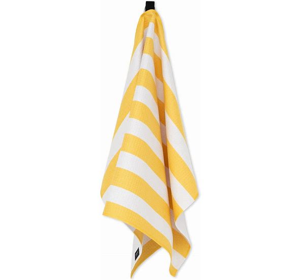 Summer Bold Yellow Tea Towel