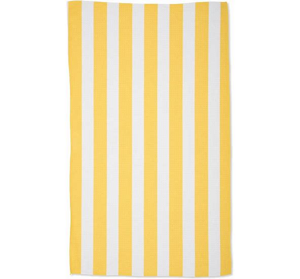 Summer Bold Yellow Tea Towel