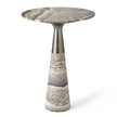 Pier Accent Table - Gray Travertine