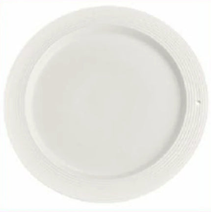 ROUND SERVING PLATTER  PINSTRIPE